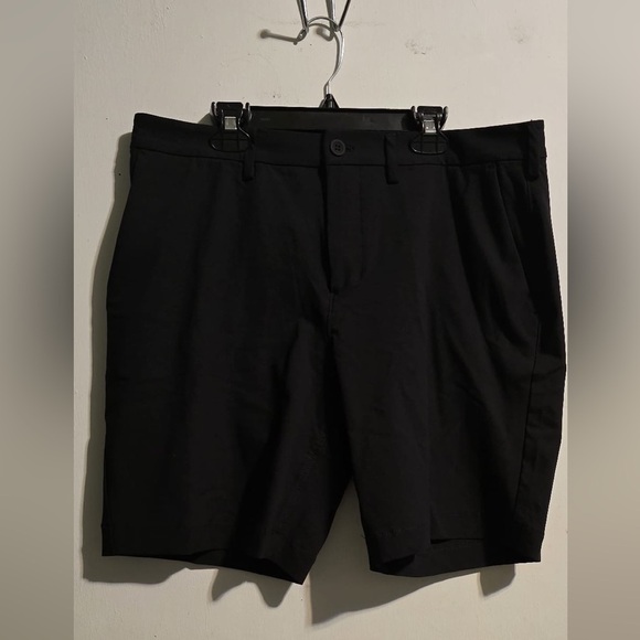 Express Pants - Express Black Flat Front Shorts‎
